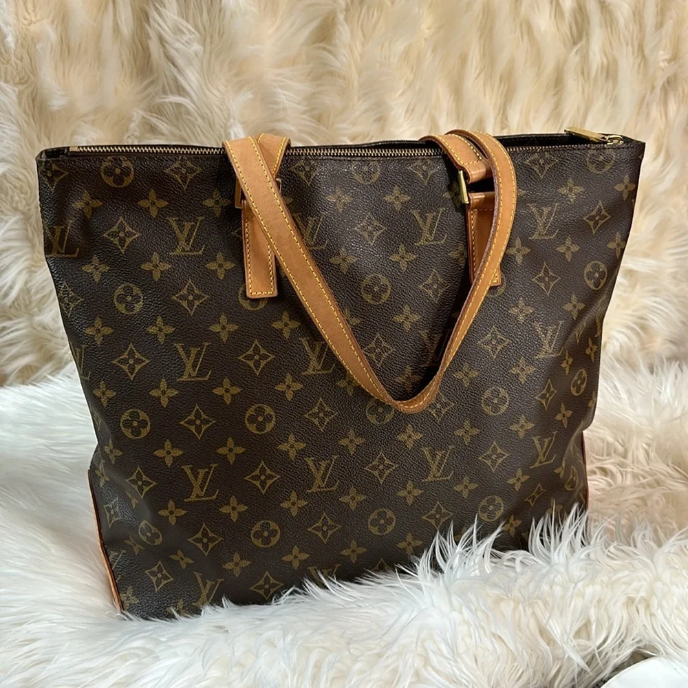 Louis Vuitton Cabas Mezzo Monogram Shoulder Tote - Excellent Preloved Condition